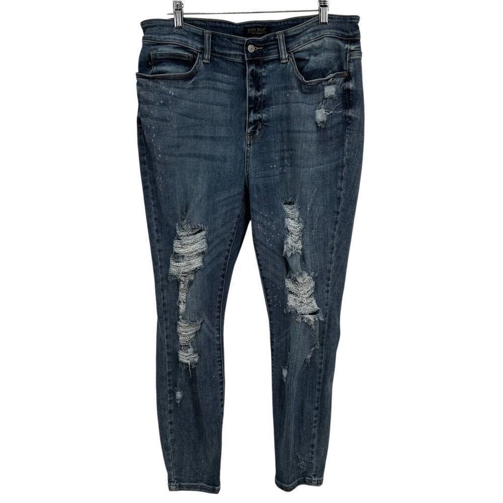 Judy Blue‎ Skinny Fit Distressed Jeans Size 18W